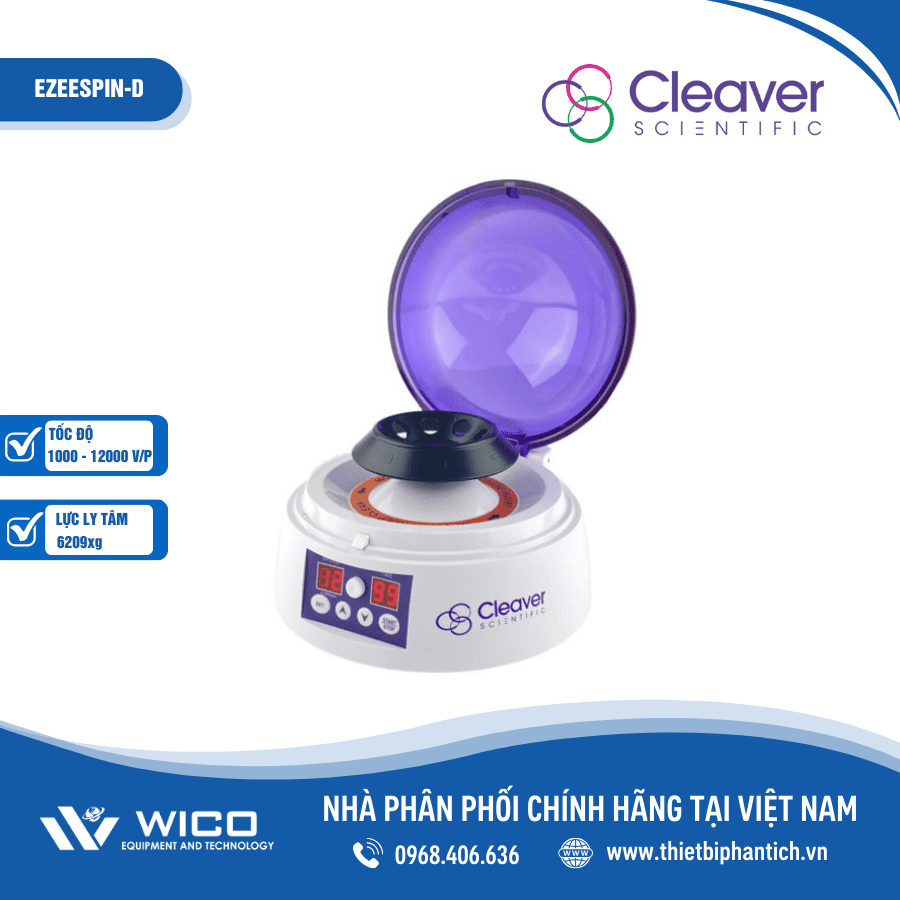 Máy ly tâm mini Cleaver Scientific EZEESPIN-D