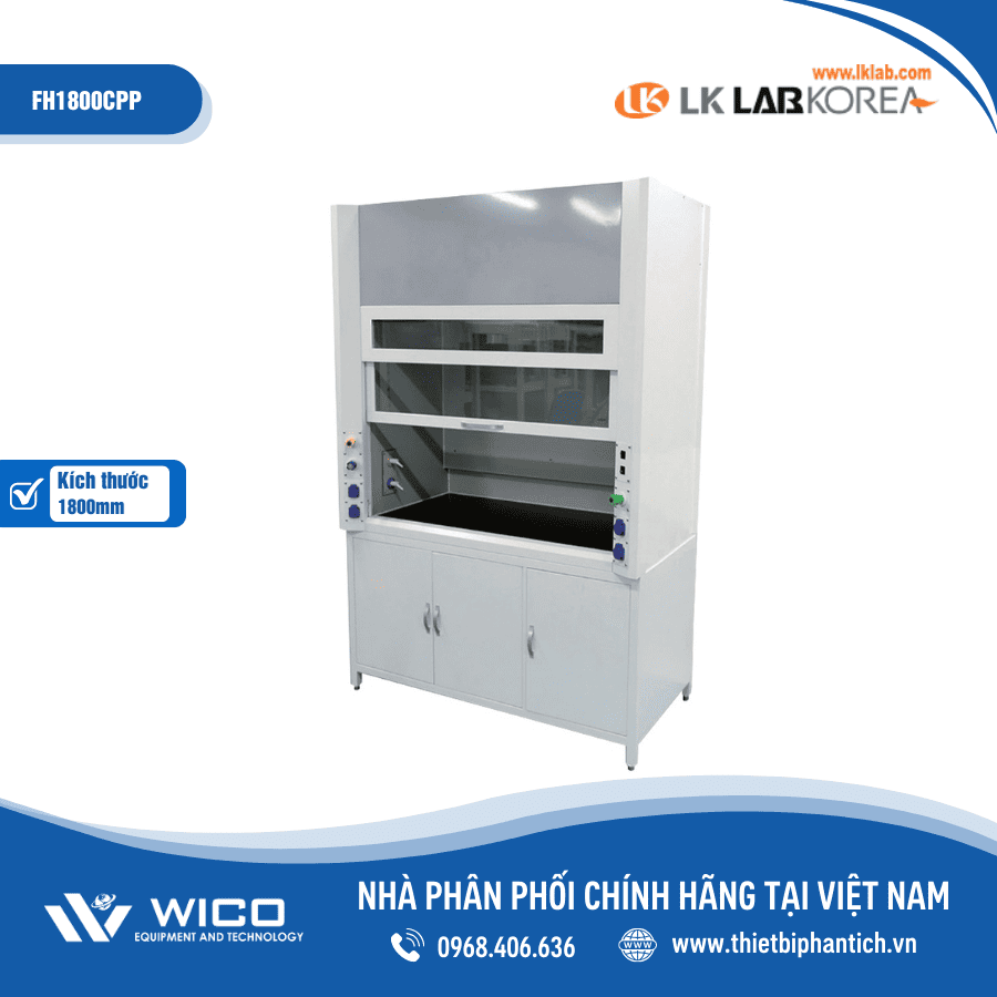 Tủ hút khí độc LK Lab FH1800CPP | 1.8m