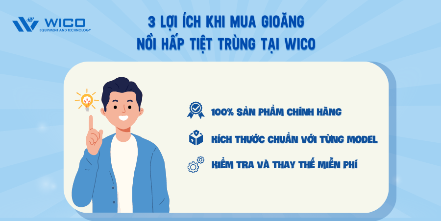 Lợi ích khi mua gioăng nồi hấp tại Wico