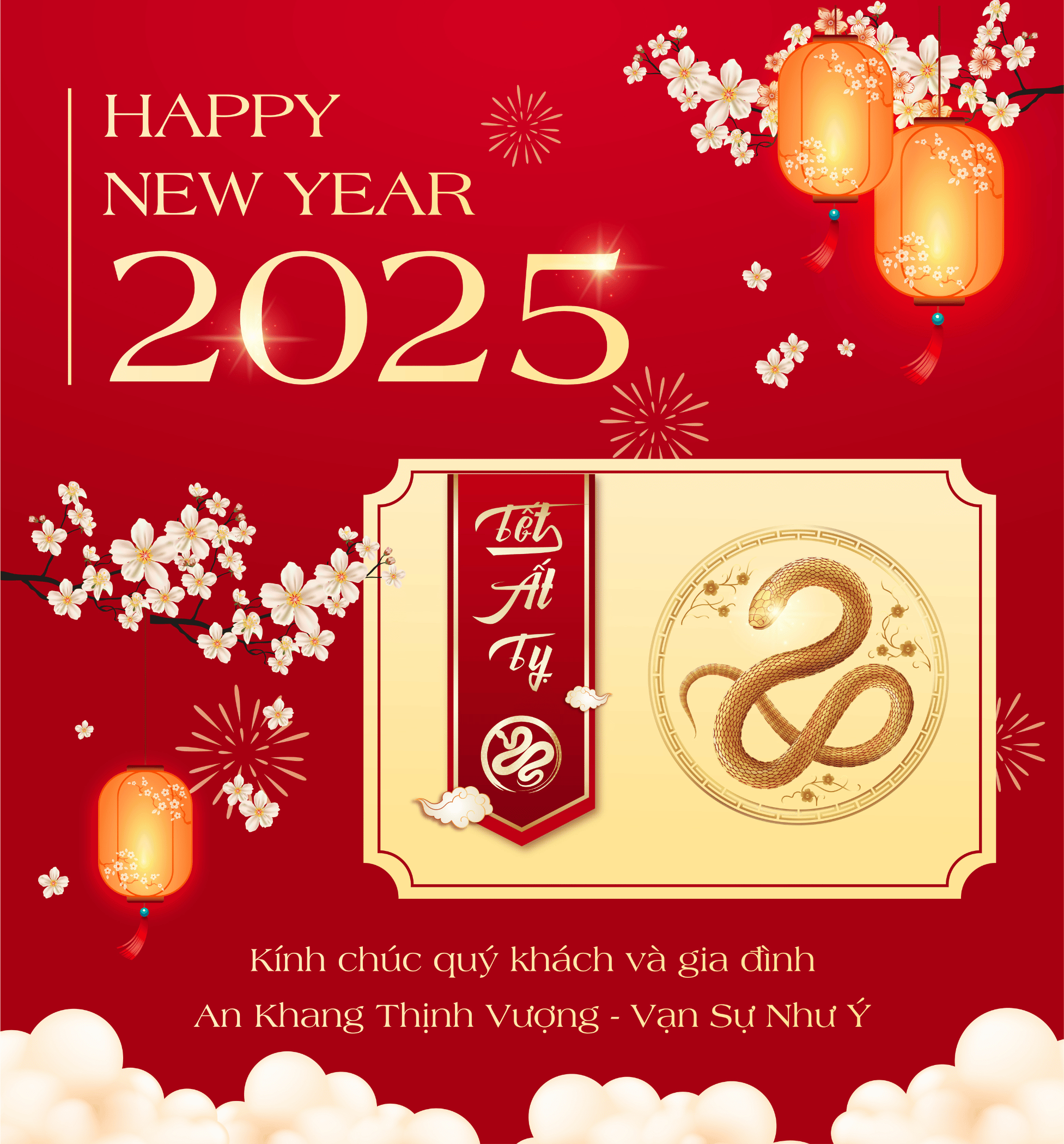 Chúc Mừng Tết Nguyên Đán Ất Tỵ 2025