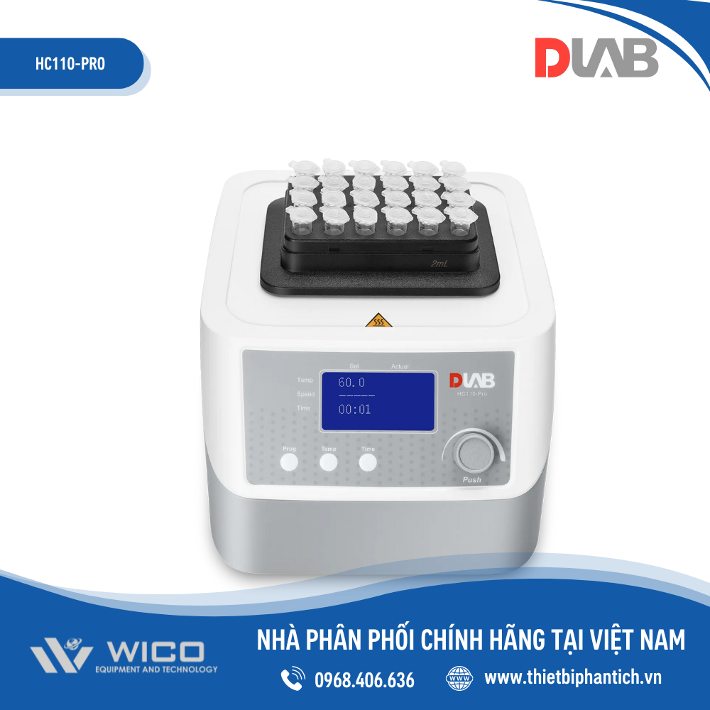 Máy ủ nhiệt khô có làm lạnh HC110-PRO