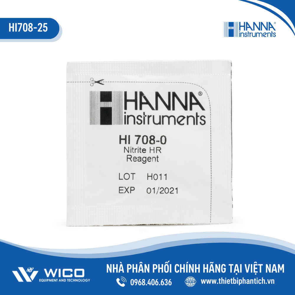 Thuốc Thử Dùng Cho Checker Nitrit Thang Cao HI708, 25 Lần Đo HI708-25