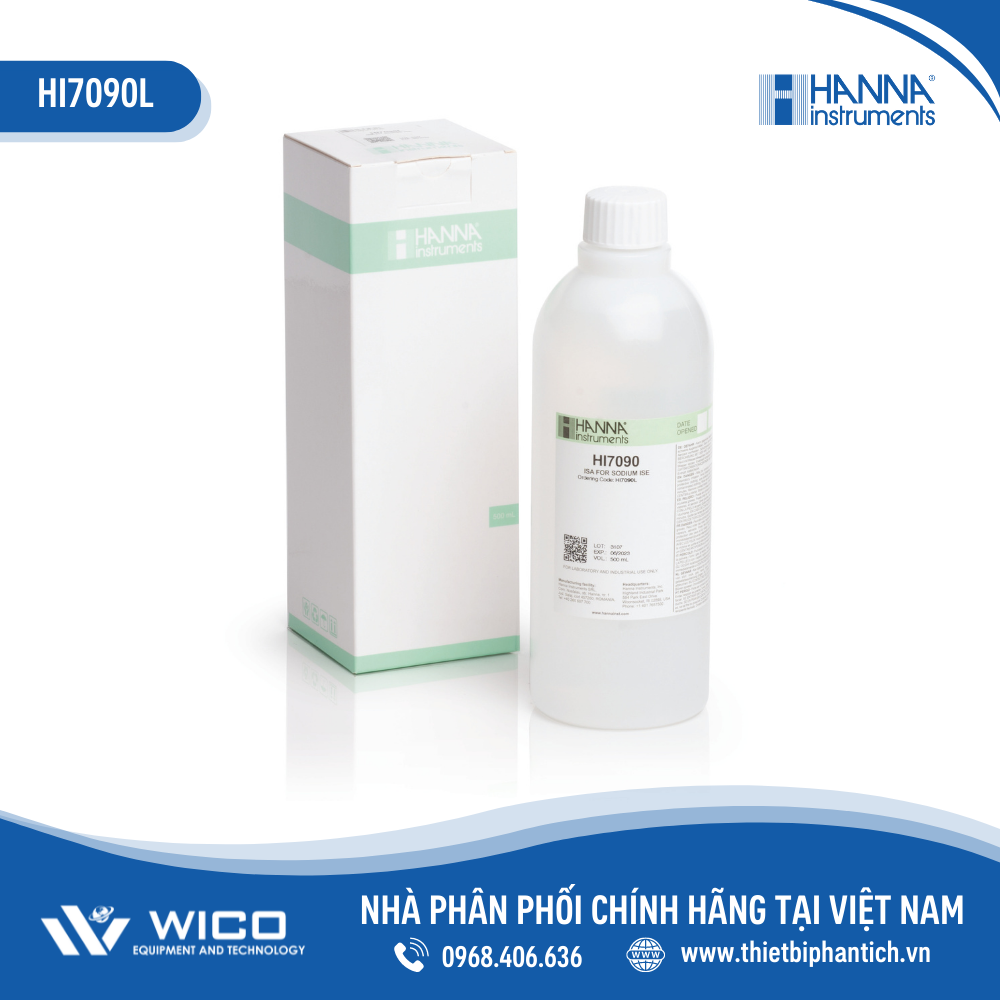 Dung Dịch ISA Cho Điện Cực ISE Đo Độ Mặn Cao HI7090L