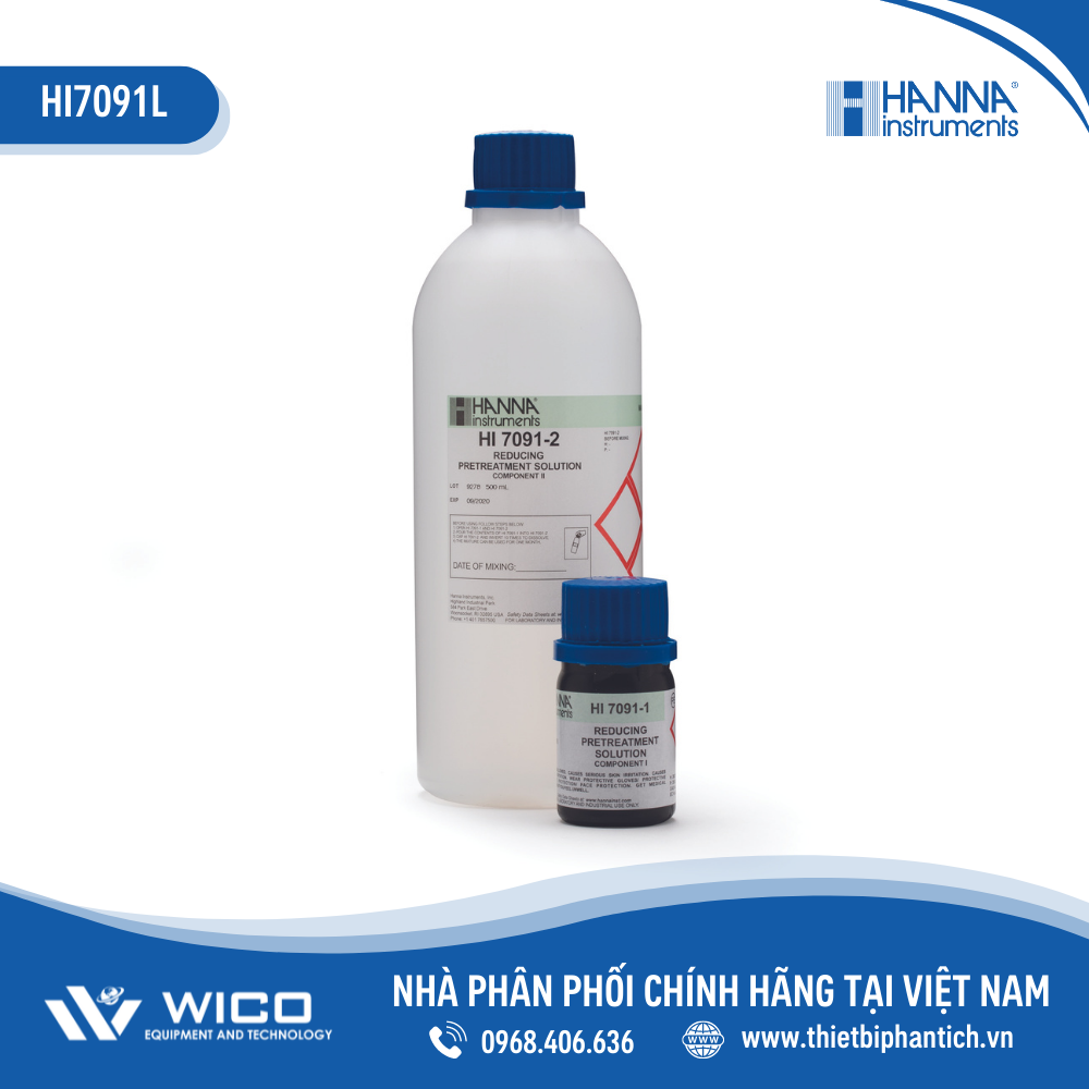 Dung Dịch Xử Lý (Khử) Cho Điện Cực ORP, 500mL HI7091L