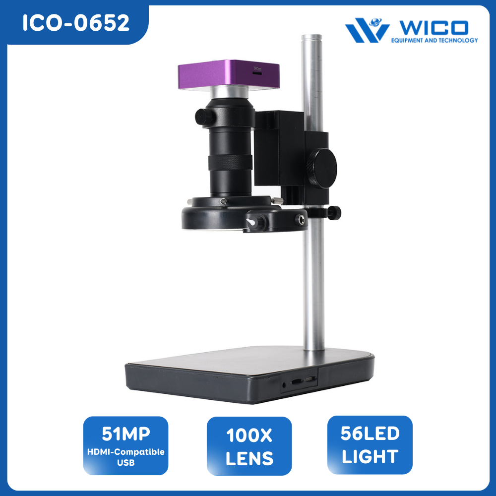 Kính Hiển Vi Điện Tử Hayear ICO-0652 | Camera 51MP - Lens 130X