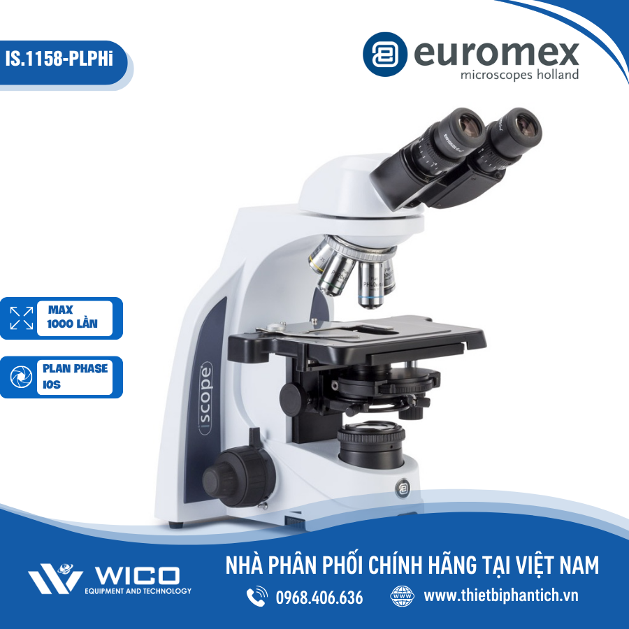 Kính hiển vi phản pha Euromex Í.1158-PLPHi