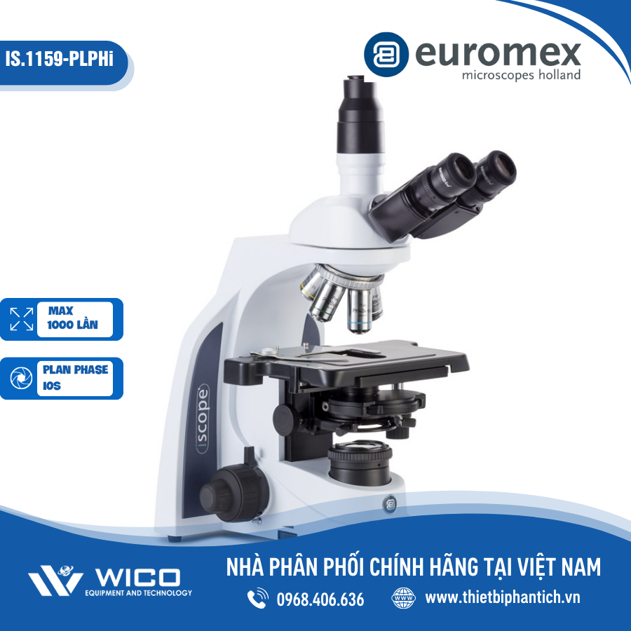 Kính hiển vi soi phản pha Euromex Í.1159-PLPHi