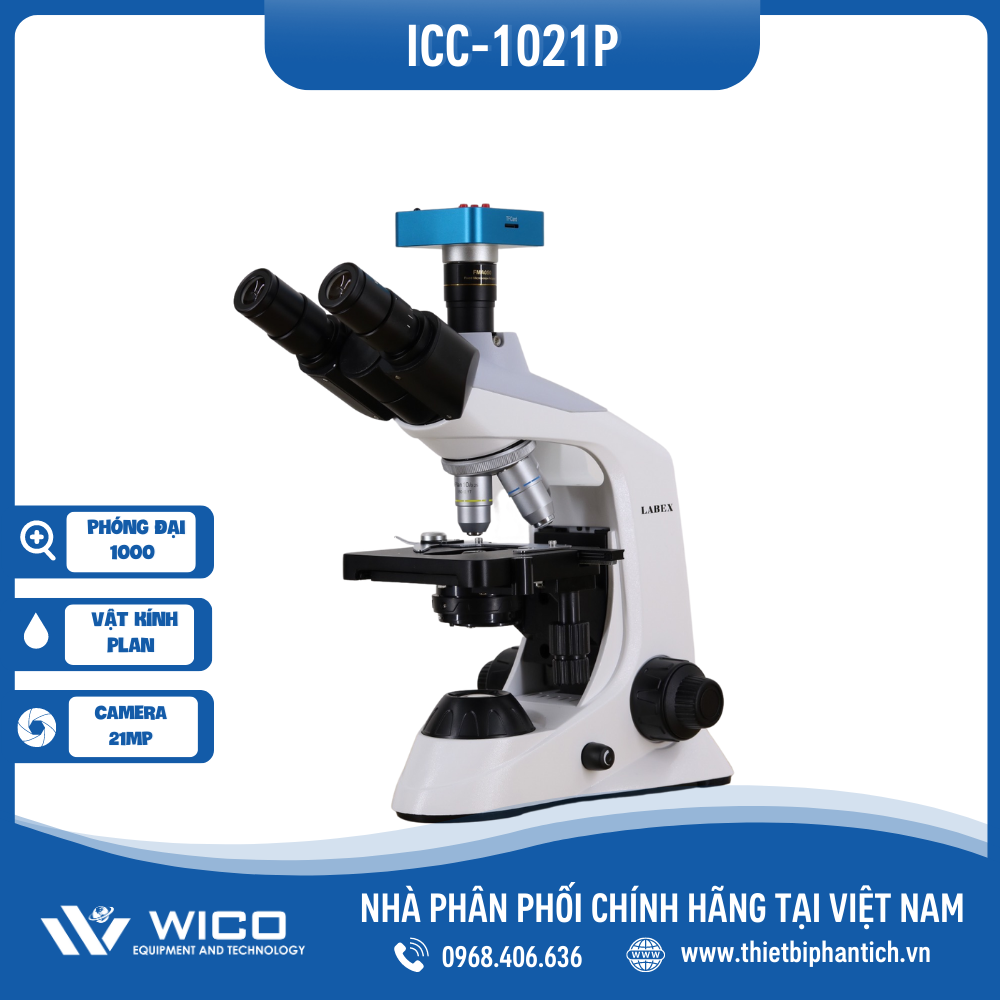 ✨ Bộ Kính Hiển Vi Kết Nối Máy Tính Labex ICC-1021P | Camera 21MP