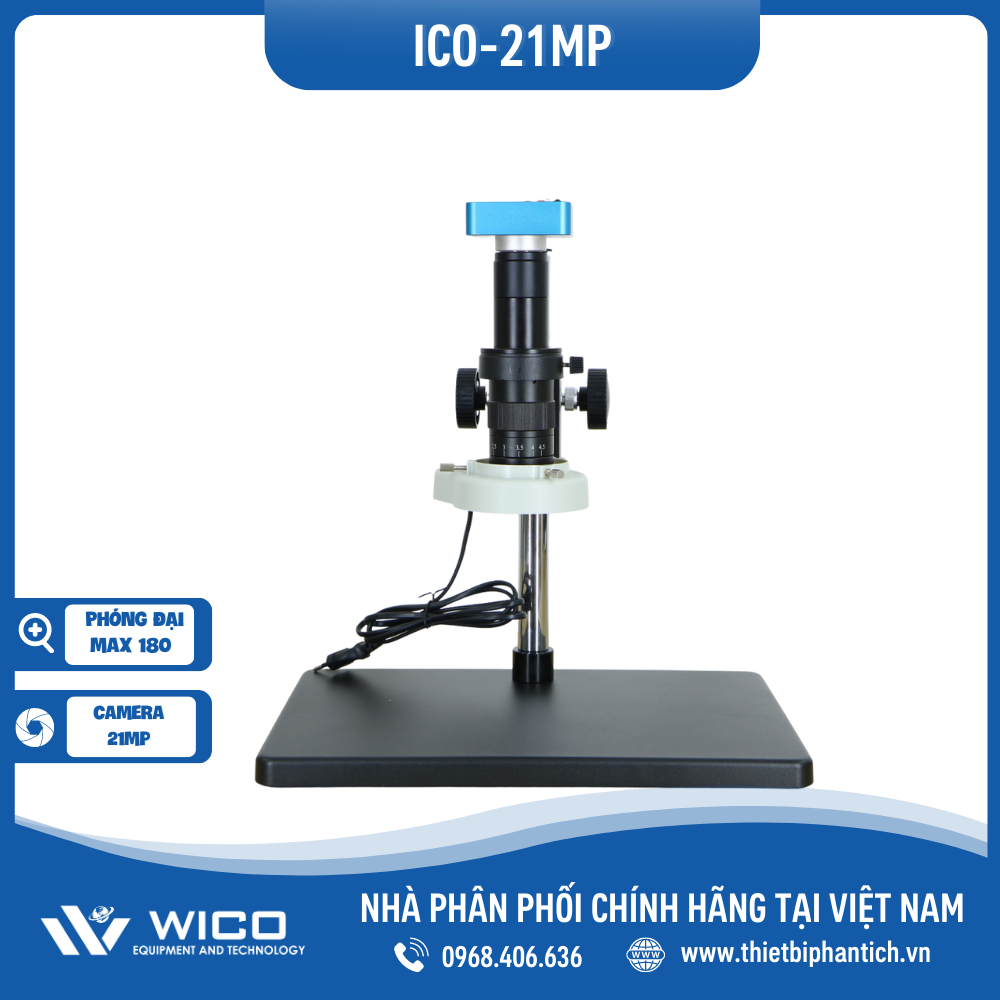 ✨ Kính Hiển Vi Điện Tử WICO ICO-21MP | 21 MP