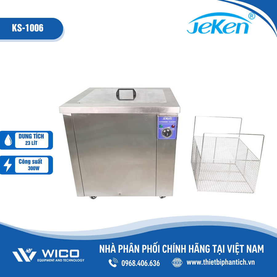 Bể rửa siêu âm công nghiệp Jeken KS series