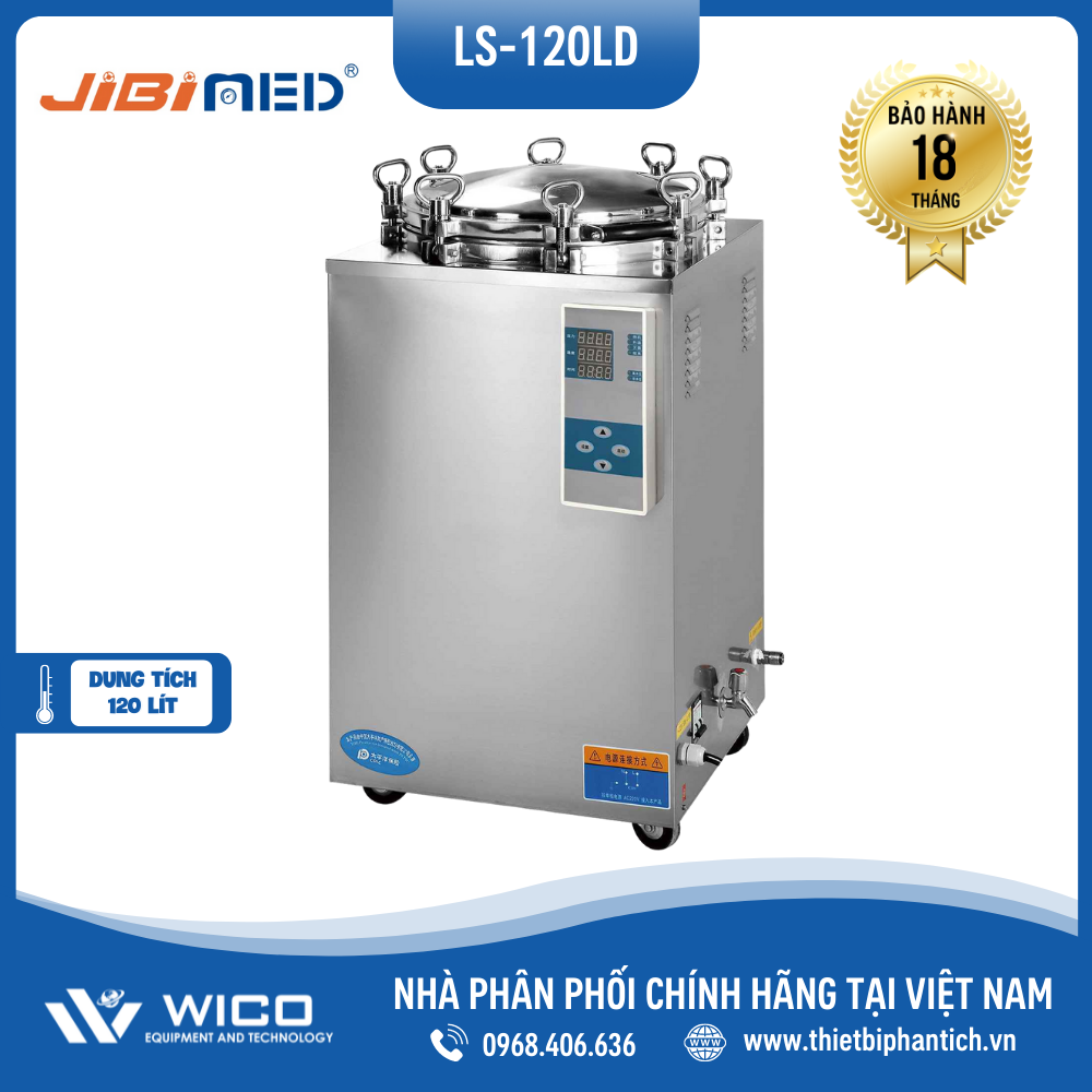 Nồi hấp Jibimed LS-120LD và LS-150LD