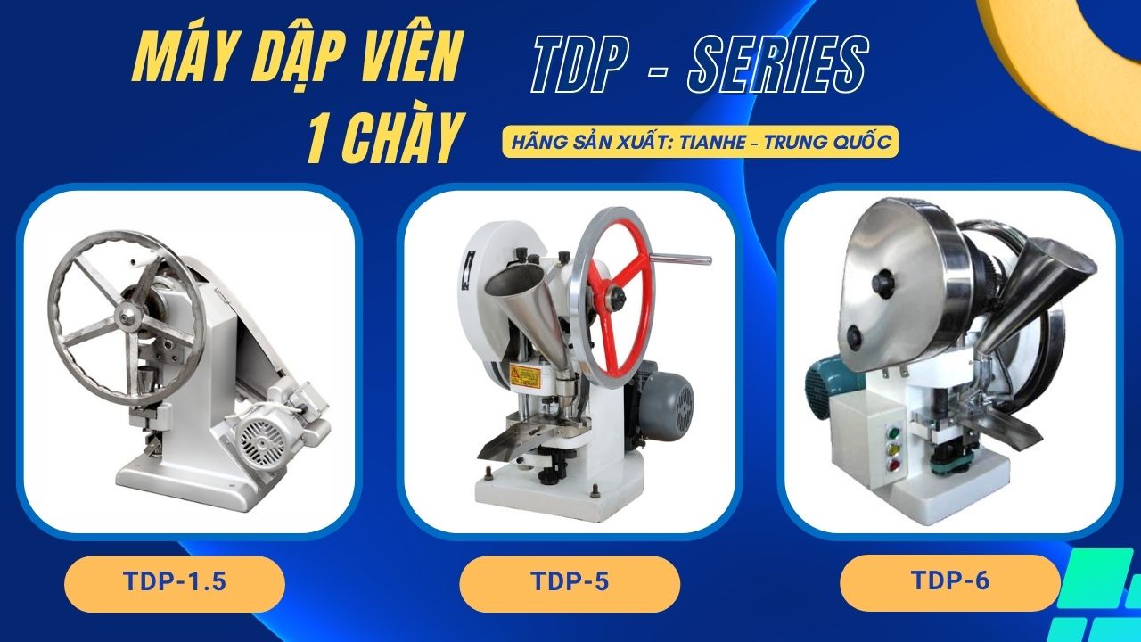 Máy Dập Viên 1 Chày Tianhe TDP-1.5 | TDP-5 | TDP-6