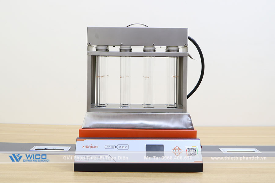 Máy Phá Mẫu Cất Đạm Trung Quốc HYP-308 | 8 Vị Trí