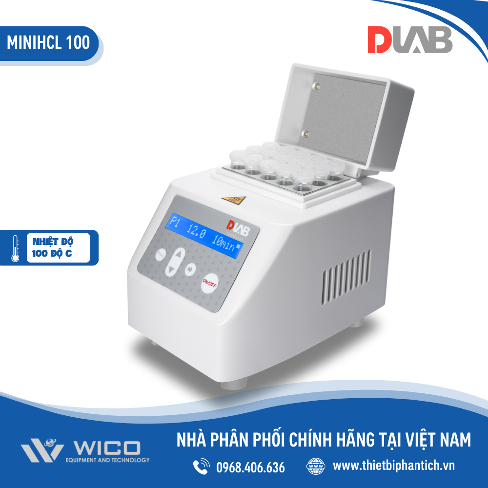 Máy ủ nhiệt khô mini HCL100/MiniHC100/MiniH100