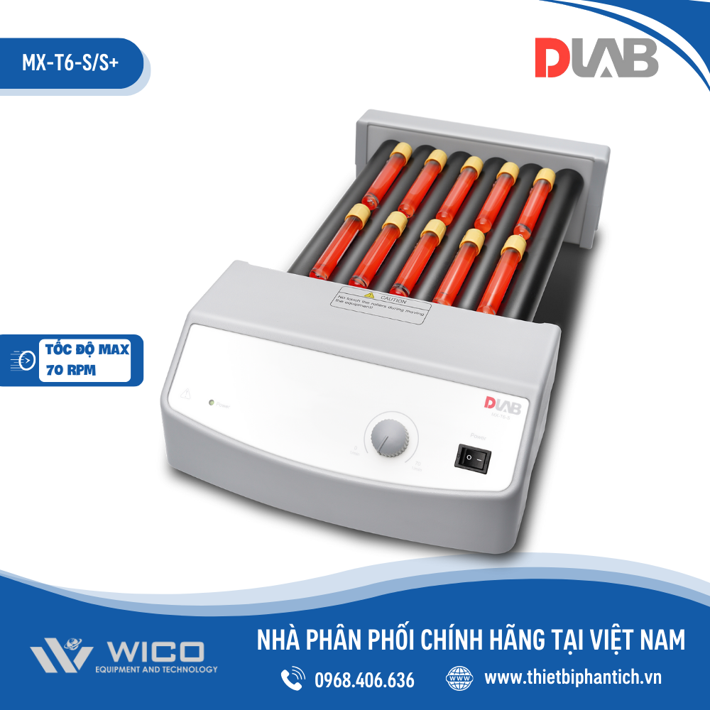 Máy lắc ống máu MX-T6-S