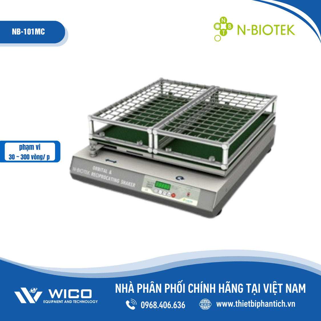 Máy lắc N-biotek NB-101MC