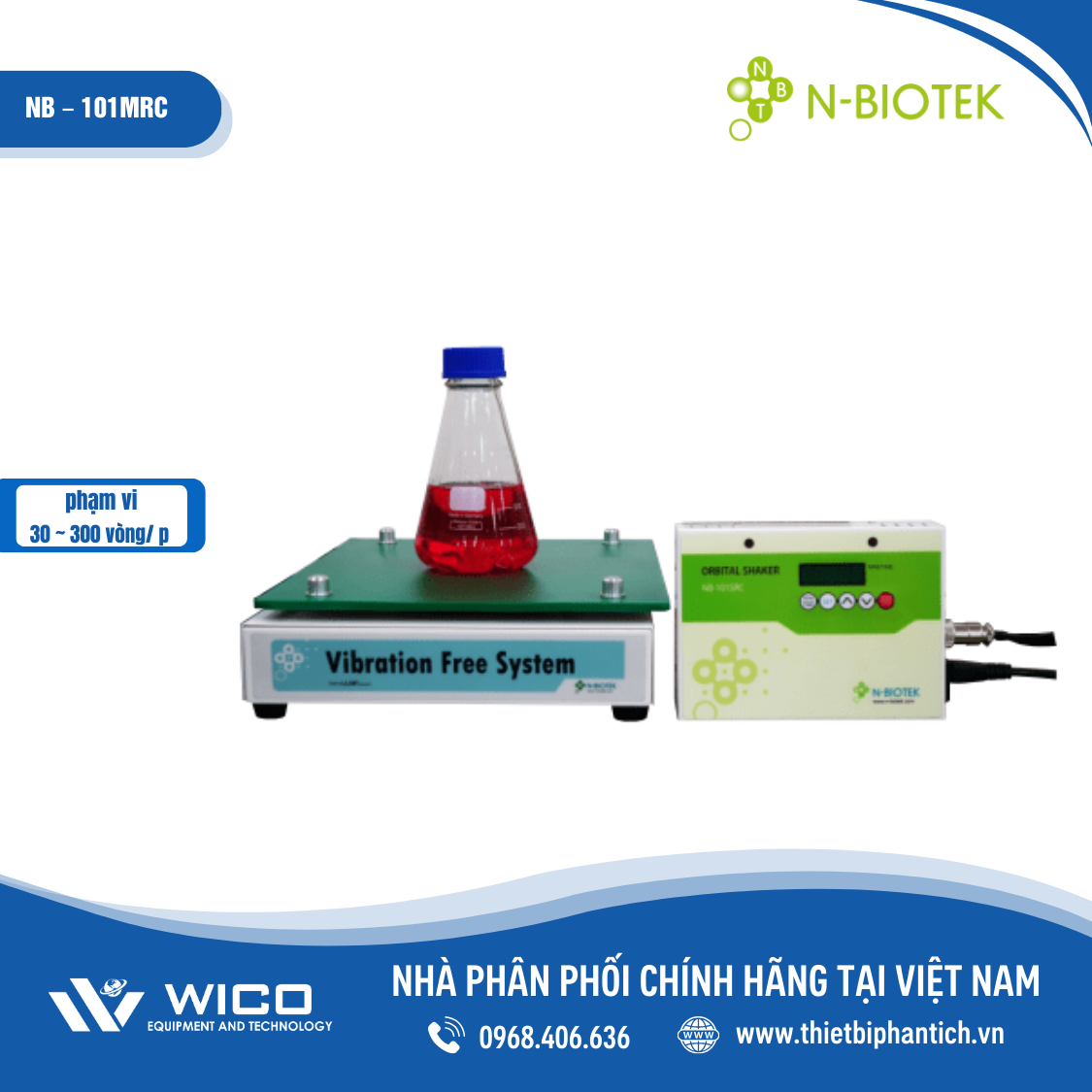 Máy lắc tròn n-biotek NB-101