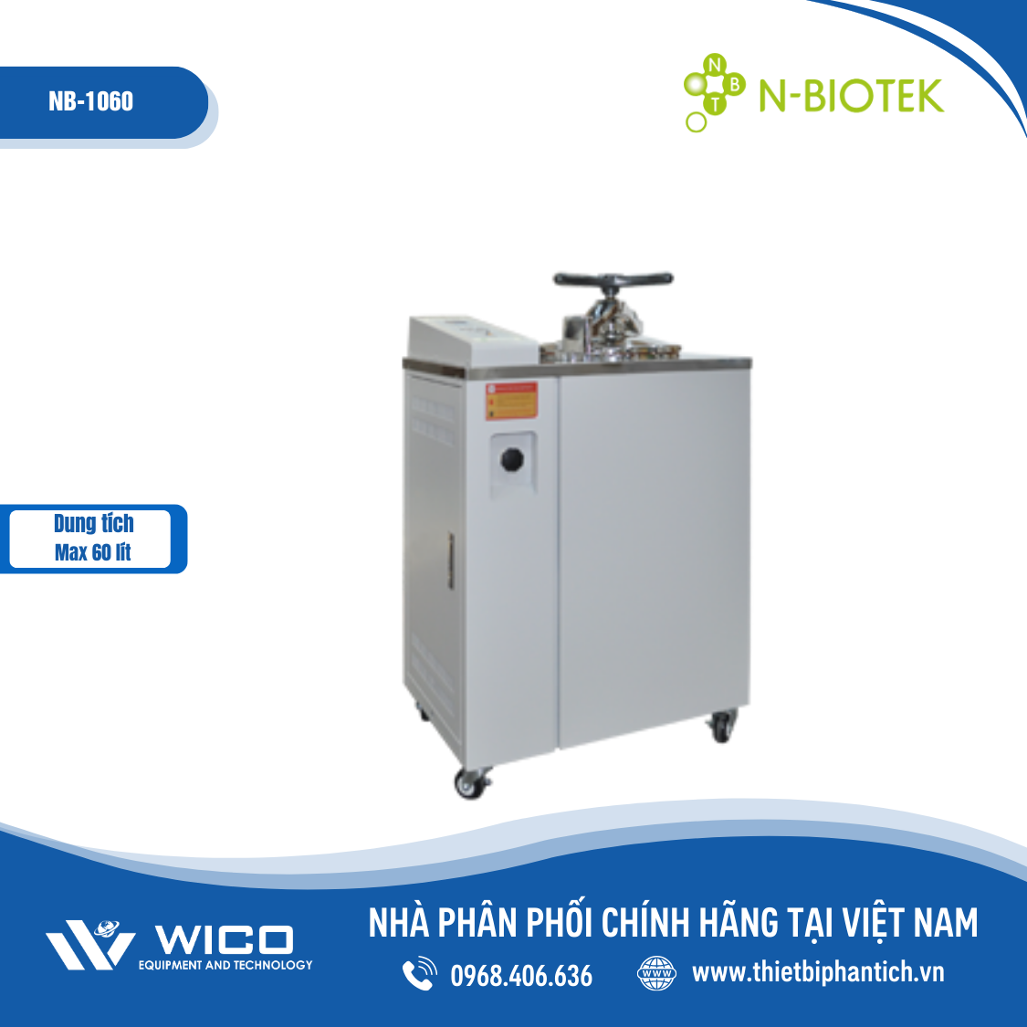 Nồi hấp tiệt trùng N-BIOTEK 