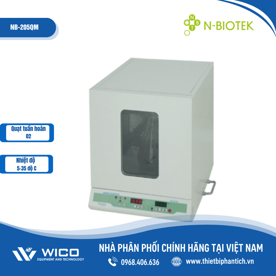 Tủ ấm N-biotek NB-QM