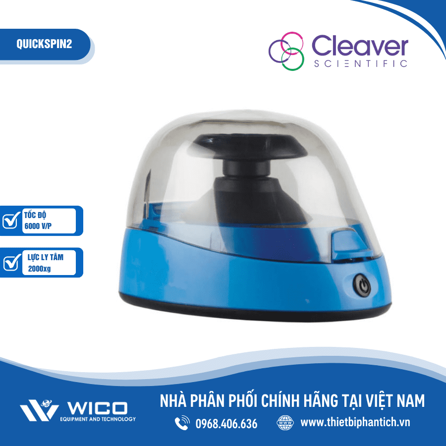 Máy ly tâm Spindown Cleaver Scientific QUICKSPIN2
