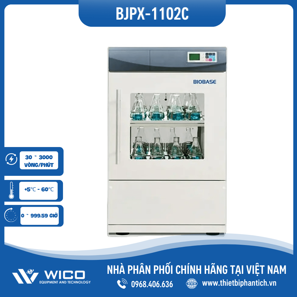 Máy lắc ổn nhiệt (tủ ấm lạnh) BJPX-1102C