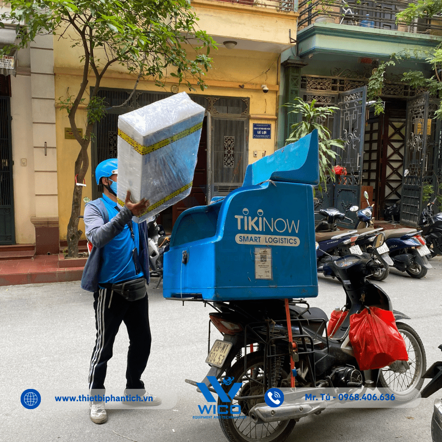 Bàn giao Cân trẻ em EBSL-20L cho đơn vị vận chuyển