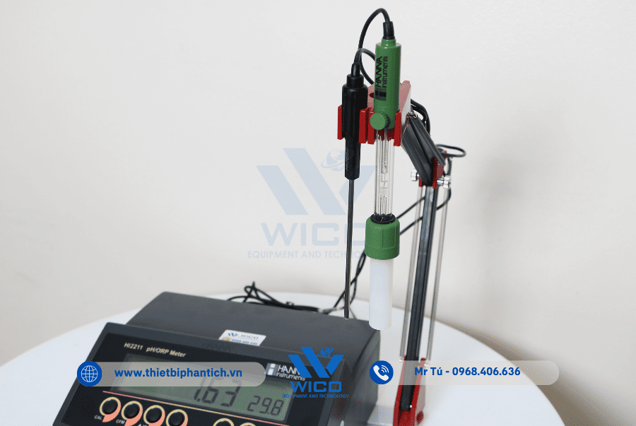 Máy Đo pH/ORP/Nhiệt Độ Để Bàn Hanna HI2211-02 | Độ Phân Giải 0.01