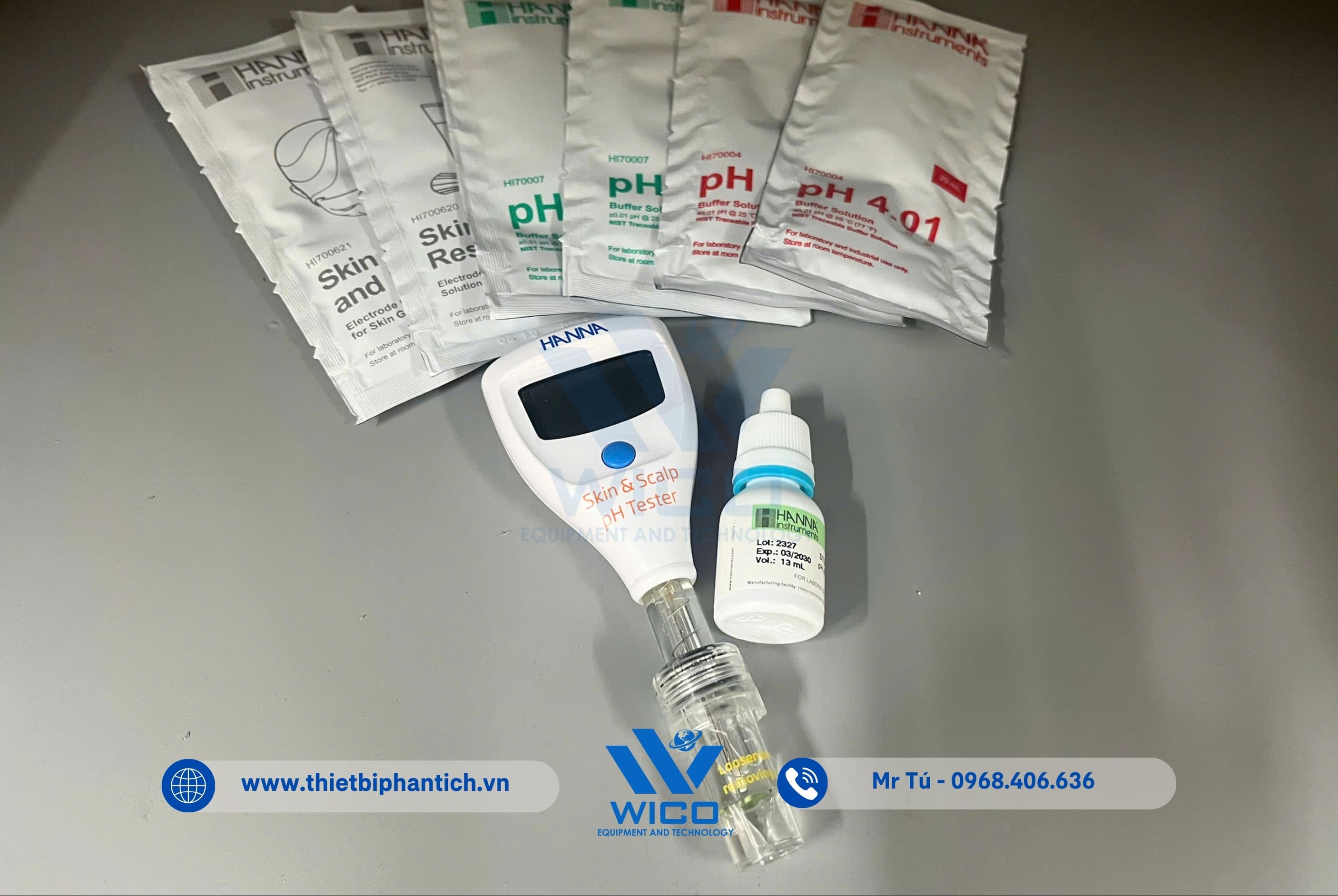 Bút Đo pH Trên Bề Mặt Da Người Và Da Đầu HI981037