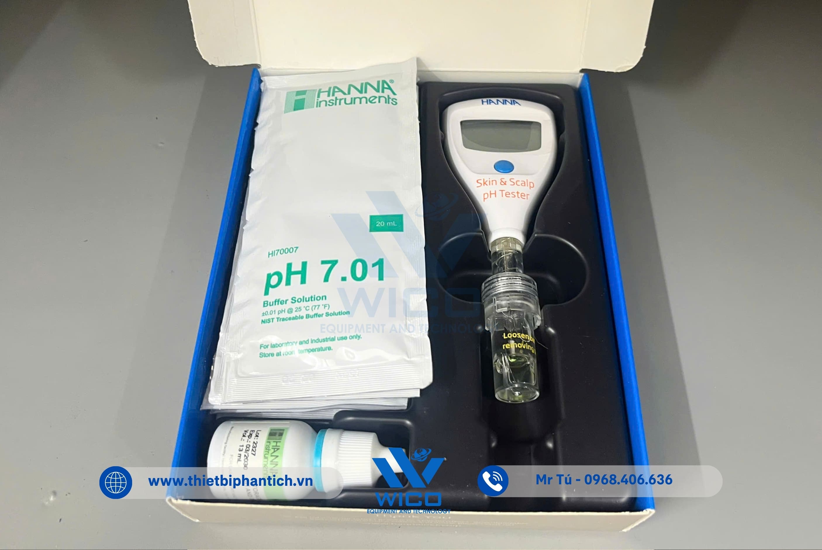 Bút Đo pH Trên Bề Mặt Da Người Và Da Đầu HI981037
