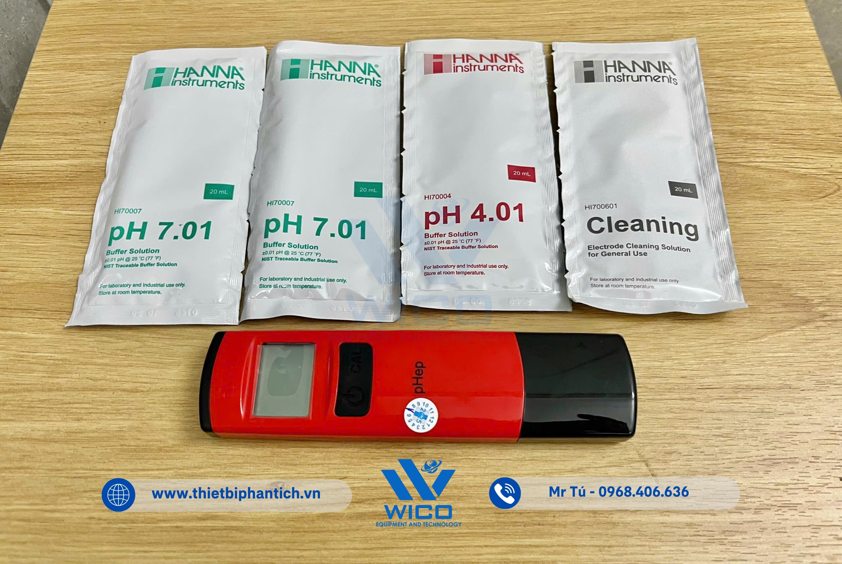 Bút Đo pH/Nhiệt Độ Với Độ Phân Giải 0.1pH HI98107