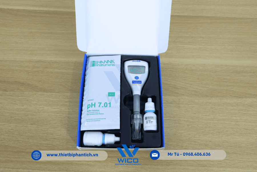 Trọn bộ Bút Đo pH Trực Tiếp Trong Thịt Và Nước HI981036