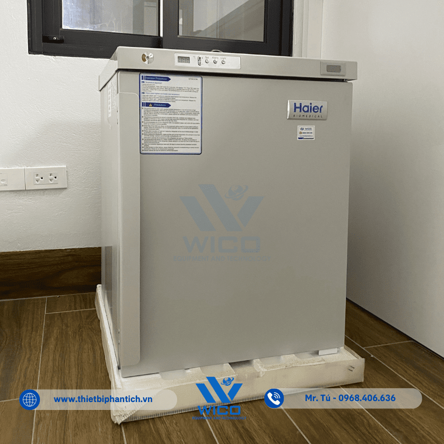 Bàn giao Tủ bảo quản Vacxin HYC-68 tới nhà thuốc ở Gia Lai