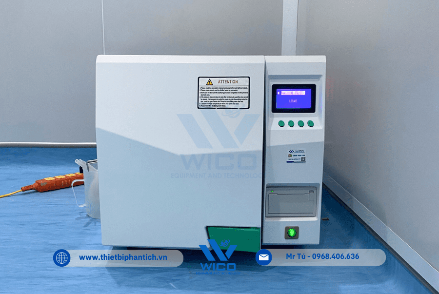 Kiểm tra Nồi hấp tiệt trùng TM-24DV cho anh Thuận ở Bắc Ninh