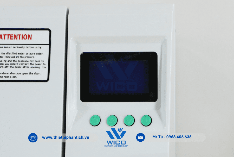 Màn hình LCD Nồi Hấp Tiệt Trùng Để Bàn Jibimed TM-20DV - TM-24DV