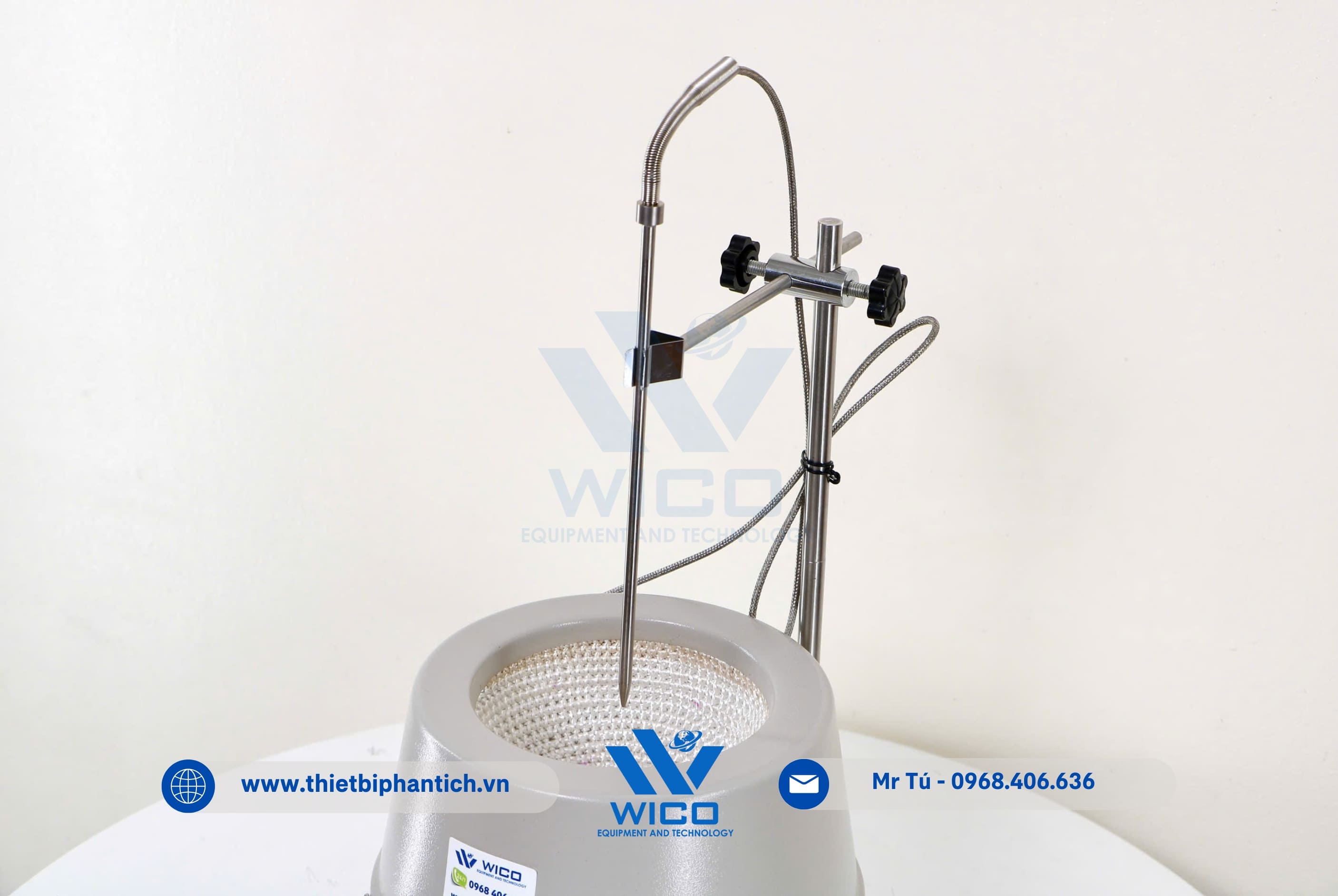 Bếp Đun Bình Cầu 98-II-AB 450 Độ C Có Khuấy Xingchen | 500 ml