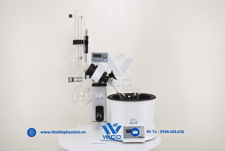 Trọn bộ Máy Cô Quay Chân Không Dlab RE100-S