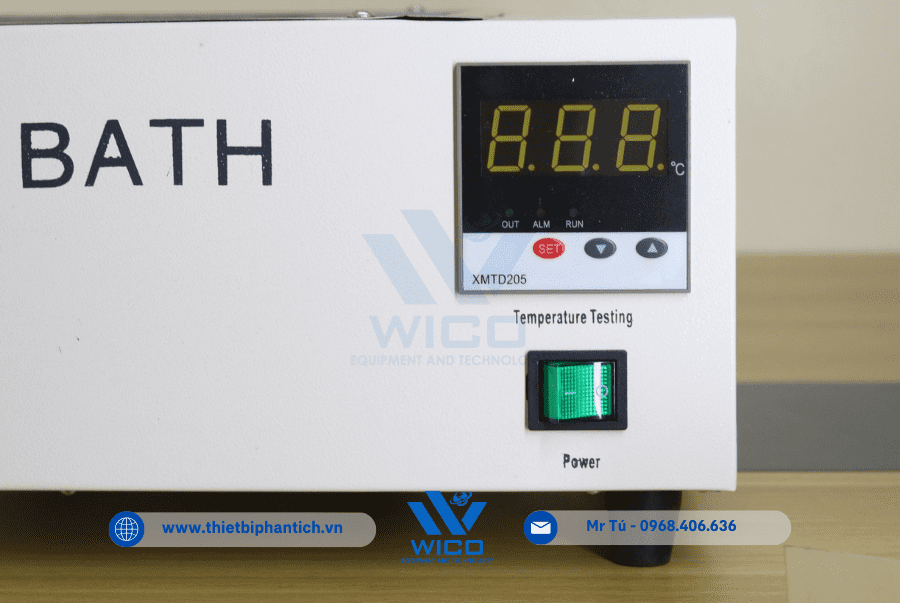 Màn hình mẫu Bể cách thủy HH-4