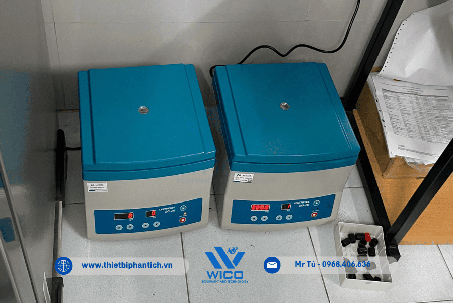 Bàn giao 2 Máy ly tâm 80-2B cho một phòng khám ở Bắc Ninh