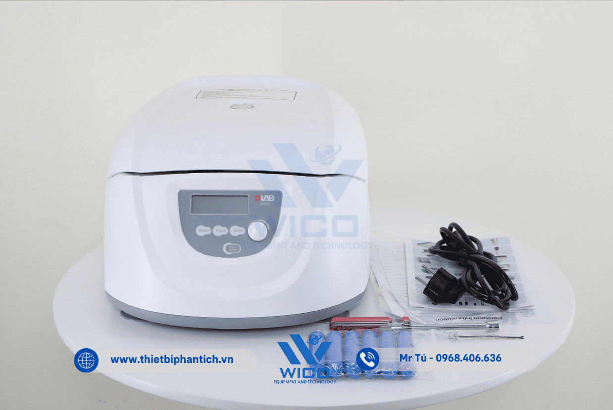 Máy ly tâm DM0412 kèm bộ phụ kiện