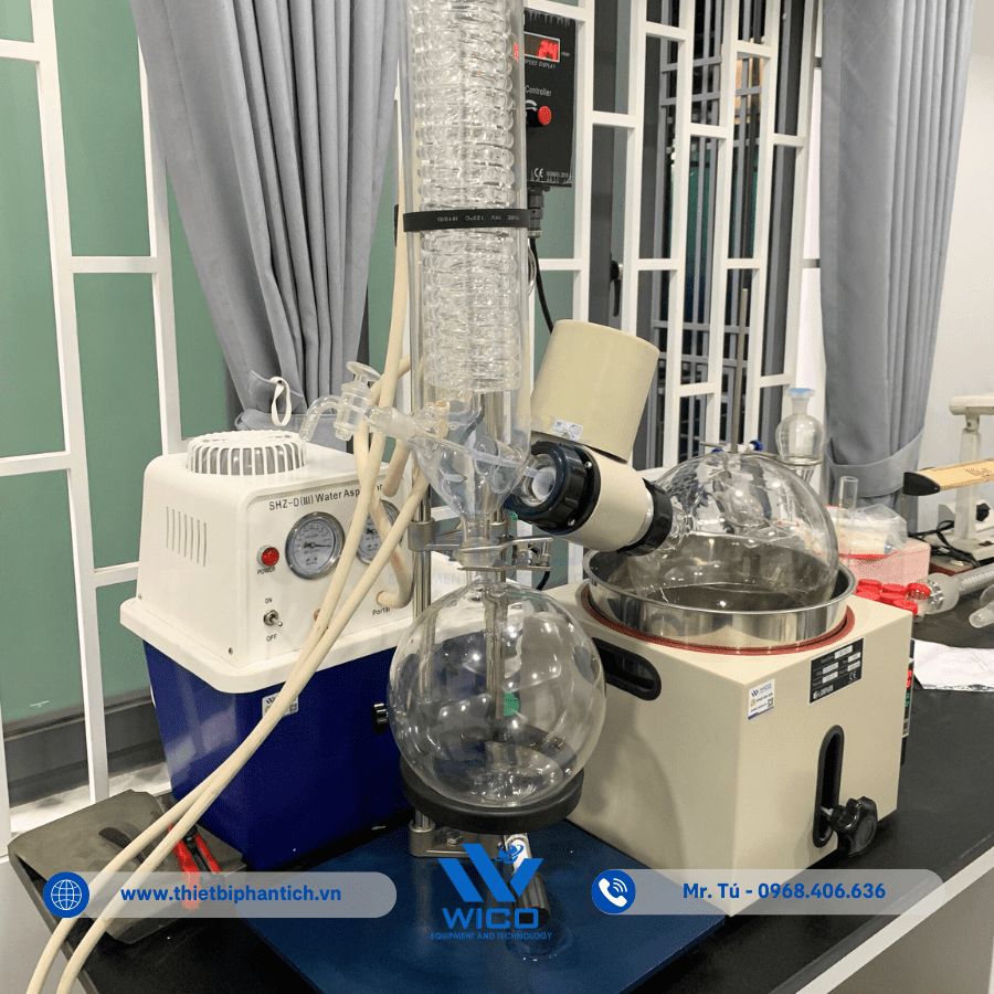 Bàn giao Máy Cô Quay Chân Không Trung Quốc RE-501 tới phòng thí nghiệm ở TP.HCM