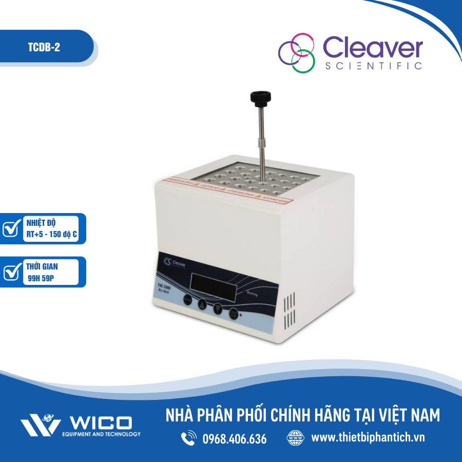 Bể ổn nhiệt khô Cleaver Scientific TCDB-2 | 150 độ C