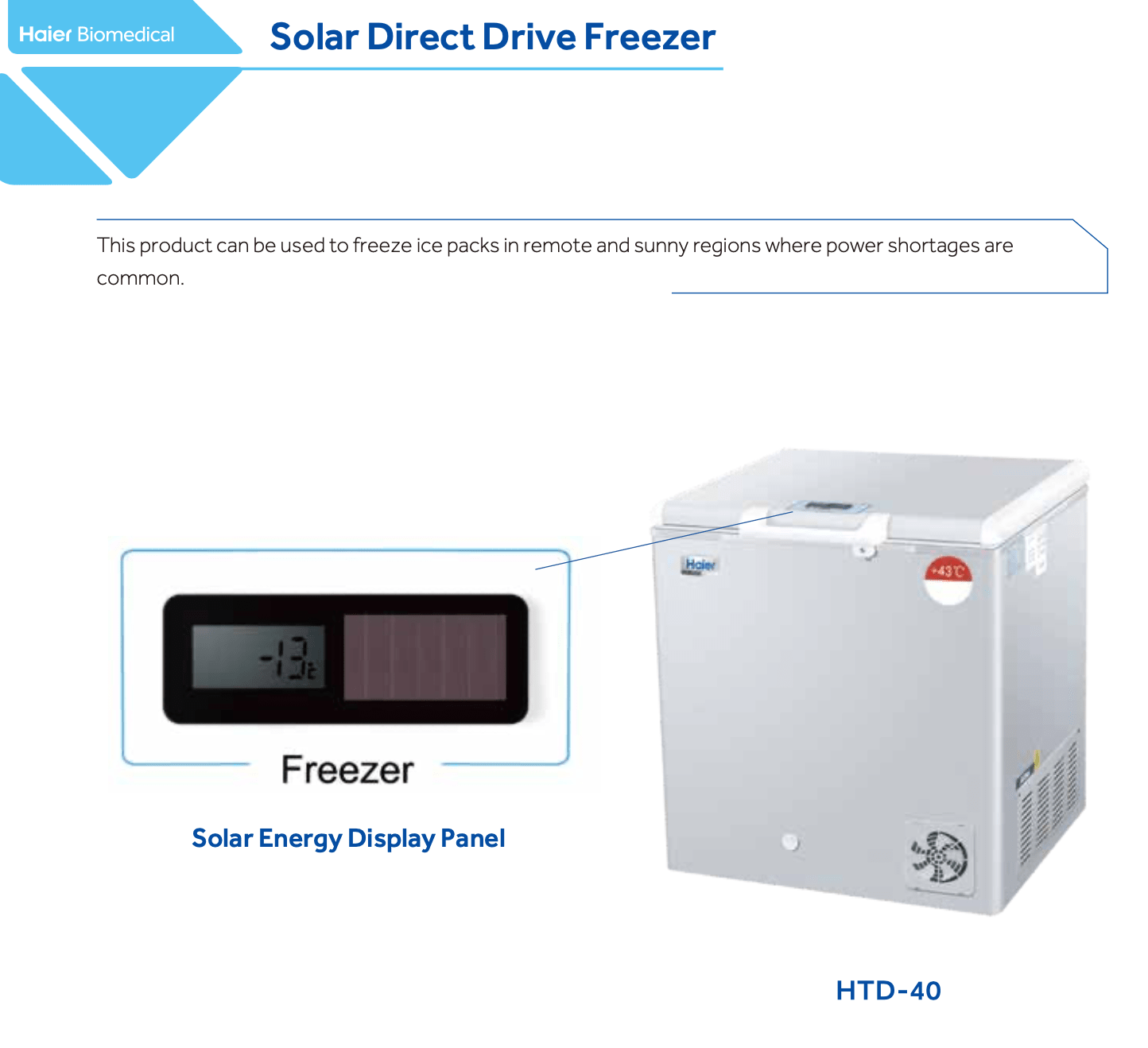 Tính năng tủ bảo quản Vacxin -10 độ C Haier HTD-40