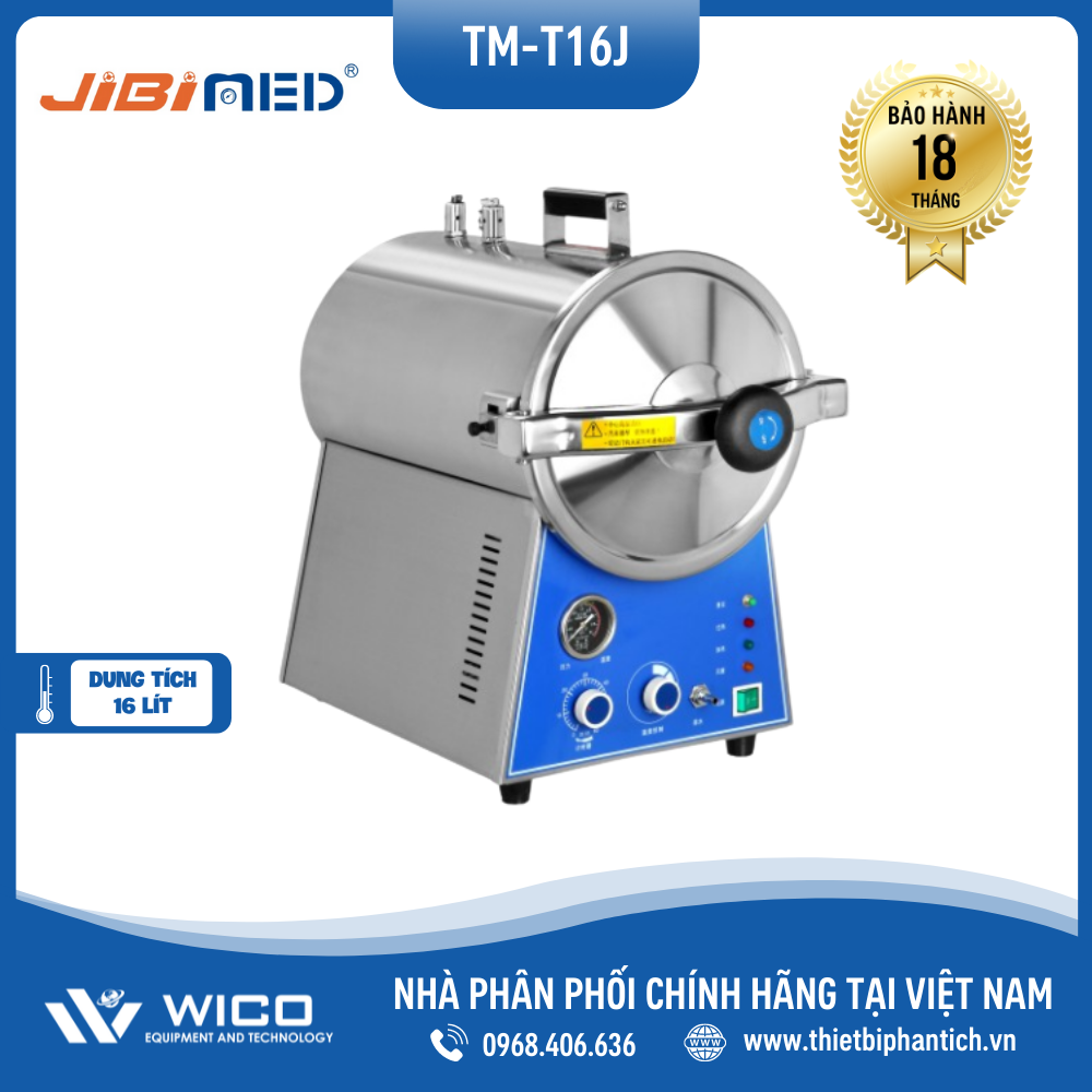 Dòng Nồi hấp Jibimed TM-T16J và TM-T24J