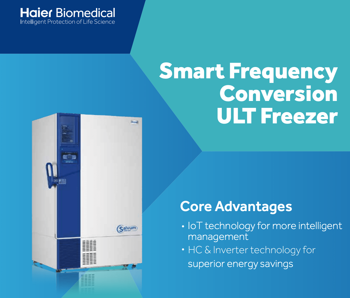 Tủ lạnh âm sâu -86 độ C - Màn hình LCD cảm ứng Haier Biomedical