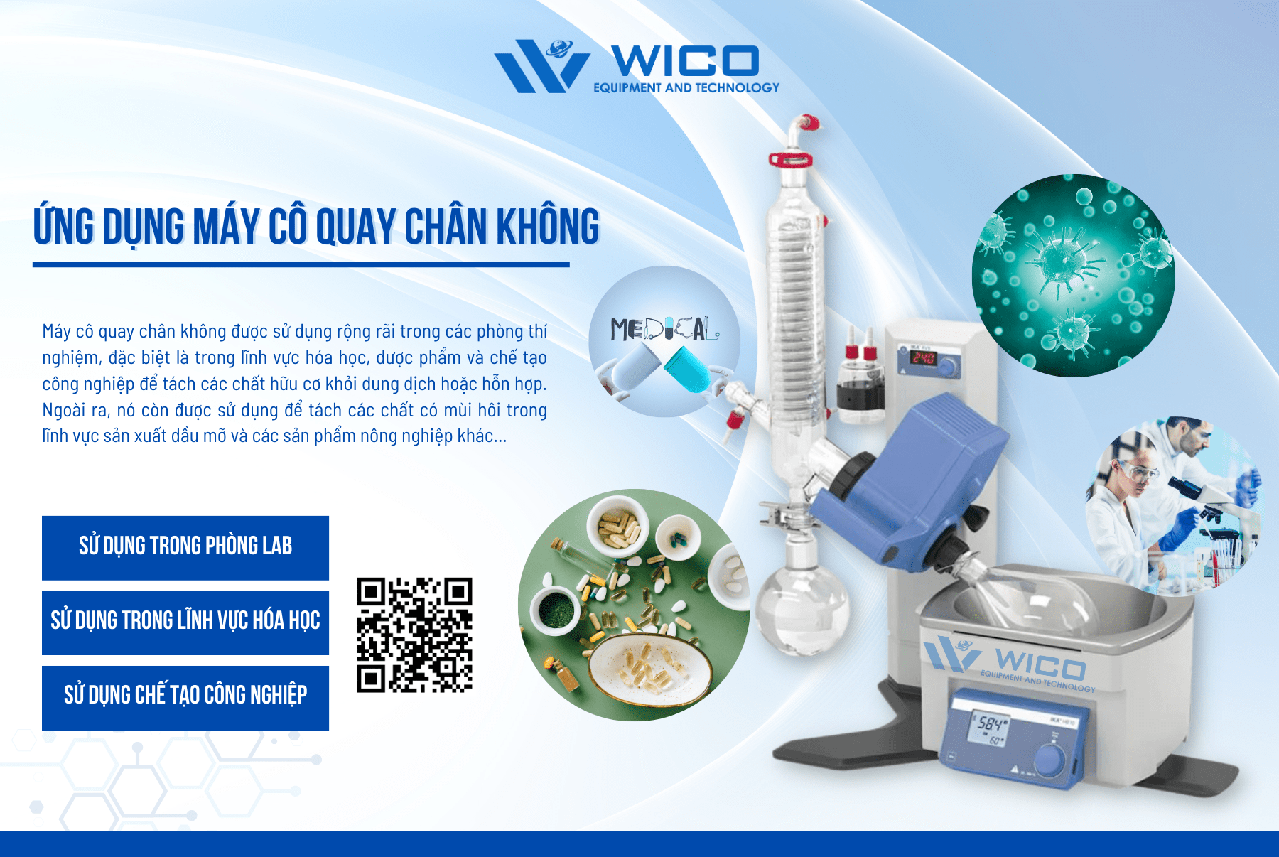 Máy cô quay chân không | Thiết Bị Phân Tích™