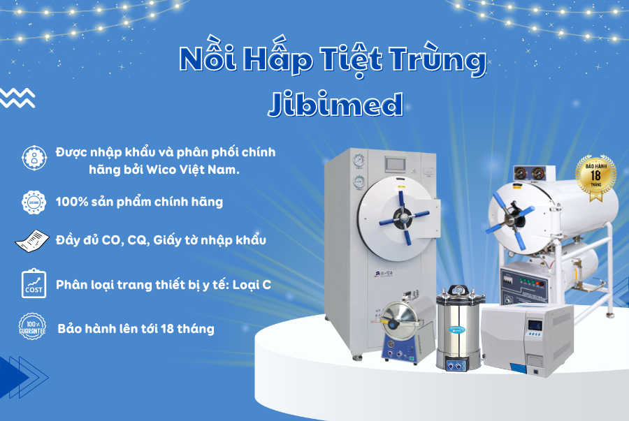 Những ưu điểm khi mua Nồi hấp tiệt trùng Jibimed tại Wico