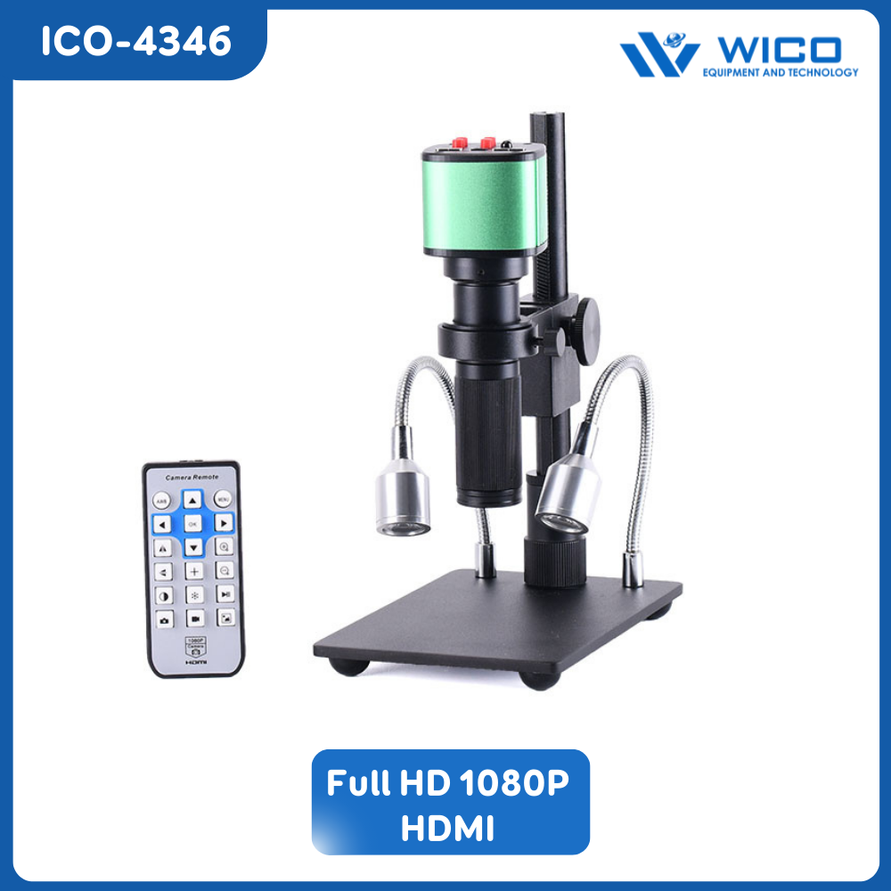 Kính Hiển Vi Điện Tử WICO ICO-4346 ⭐ Full HD - Cổng HDMI | Thiết Bị ...