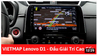 VIETMAP LENOVO D1 - Màn Hình Giải Trí Cao Cấp, Dẫn đường, Cảnh Báo Giao Thông & Kiểm Tra Phạt Nguội