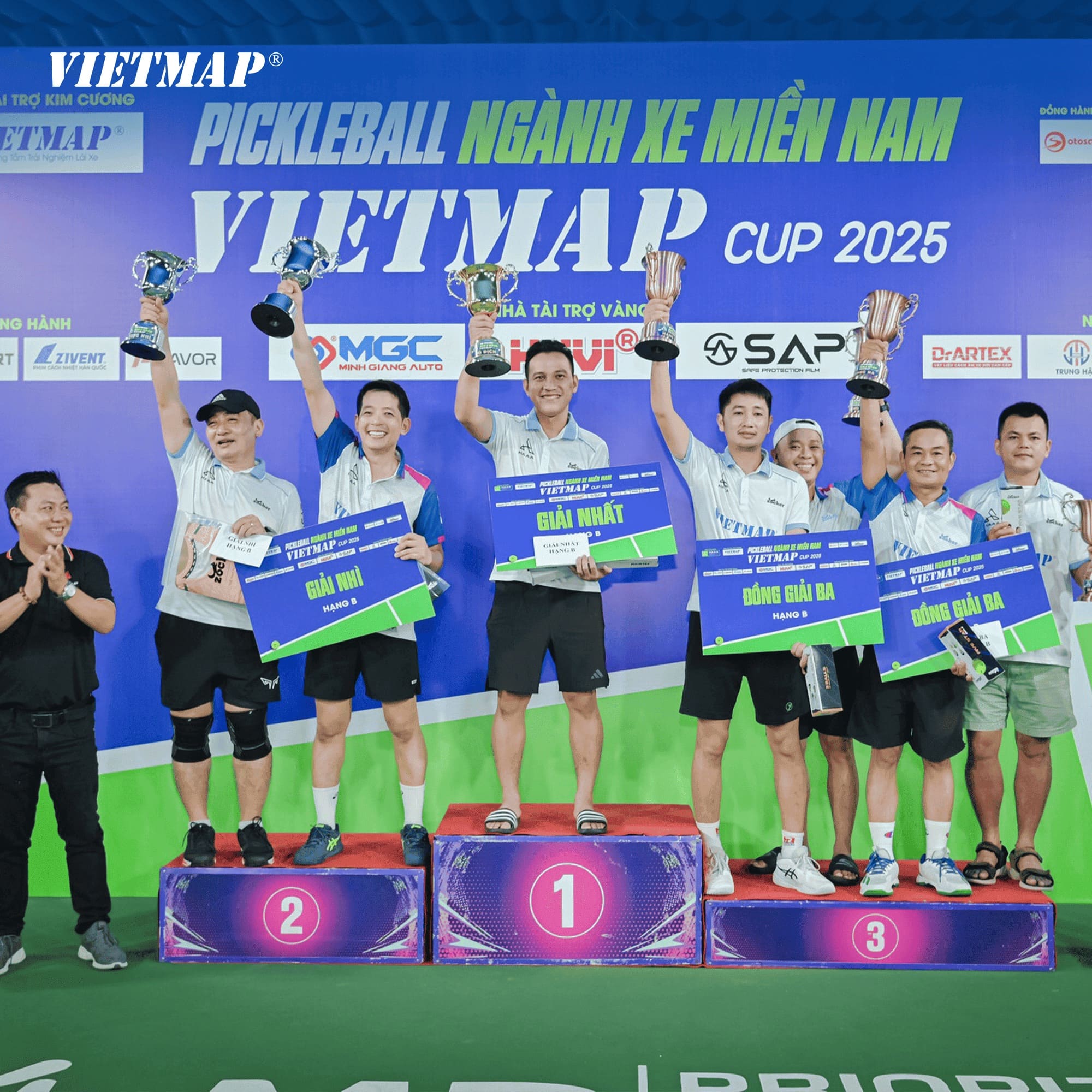 ĐỒNG HÀNH CÙNG GIẢI ĐẤU “PICKLEBALL NGÀNH XE MIỀN NAM 2025 – VIETMAP CUP” – THƯƠNG HIỆU LAN TỎA TINH THẦN GẮN KẾT