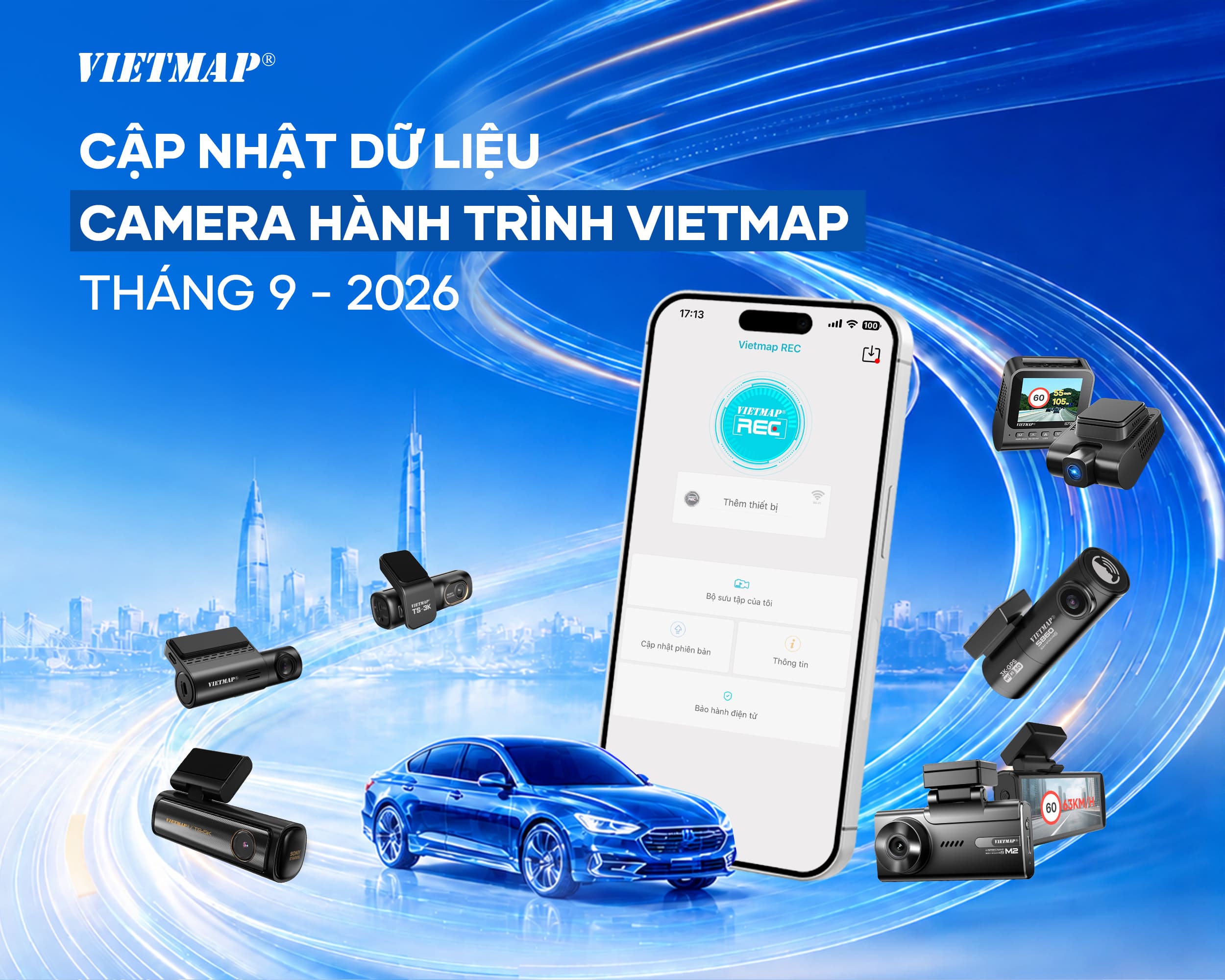 VIETMAP CẬP NHẬT DỮ LIỆU CAMERA HÀNH TRÌNH THÁNG 09 - 2026